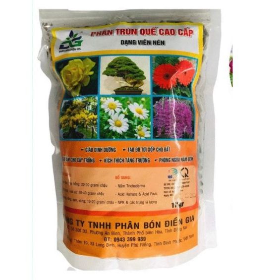 phân trùn quế dạng viên nén